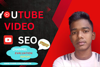 do youtube channel and video  seo for top ranking