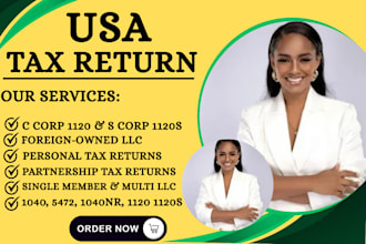 prepare and file US tax returns for business