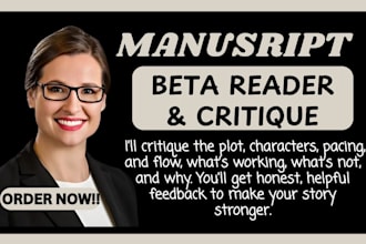 beta read, memoir manuscript critique, journal, fantasy sci fi, fiction book,