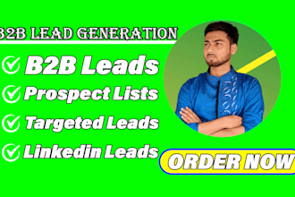 do targeted b2b lead generation and lead prospecting