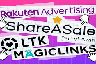 setup cj skimlinks shareasale awin rakuten jvzoo shopify affiliate marketing