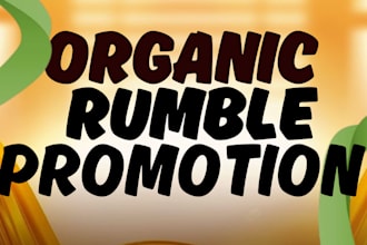 do rumble promotion, rumble video promotion, video marketing