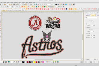 digitize fast and affordable font or text embroidery service