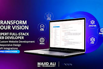 build, rebuild website development as a full stack developer