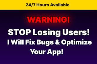 fix bugs optimize performance and boost your apps user retention