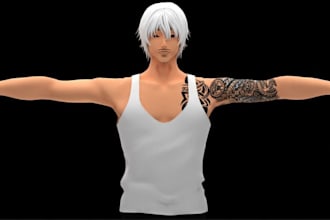 model custom vrchat avatar, nsfw avatar model, furry anime, vrm vrchat avatar