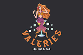 design eye catching wine bar night club mascot logo