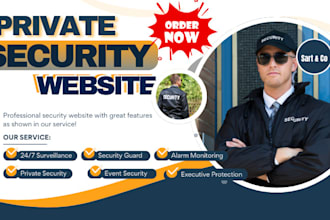 build private security website bodyguard website security guard personal guard