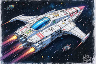 do sci fi futuristic vehicle aircraft spaceship