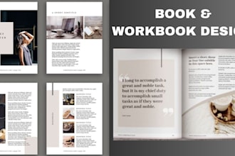 design kdp workbook , journal, book cover, cookbook, digital flipbook, mathsbook