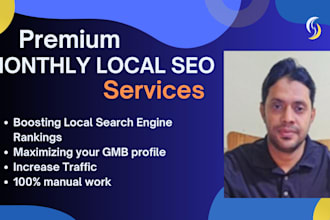 provide monthly local SEO services to boost google rankings
