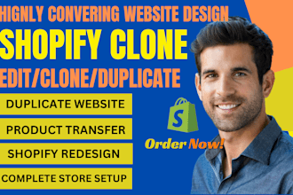 clone shopify store duplicate shopify website redesign store copy shopify store