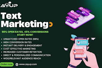 run SMS and mms text marketing campaigns for your business