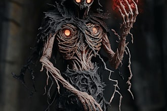 create any kind of fantasy scary horror character
