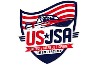 design looks nice jet sprint boat racing logo