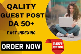 do guest post, blogger outreach, niche edit,  dofollow backlinks on high da site