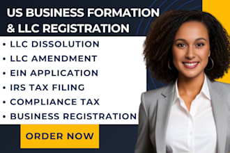 register US llc, dissolve llc, amend llc, apply for ein, close ein, boi report