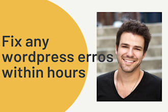 fix wordpress error in short time