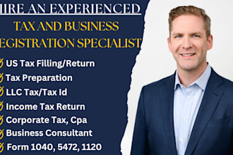 us tax filing, us tax returns, llc tax, business tax, tax 1120, 1040, 5472, 1065