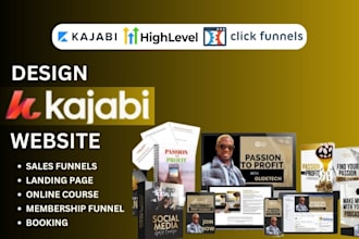 build kajabi, kajabi landing page, clickfunnels sales funnel, gohighlevel expert