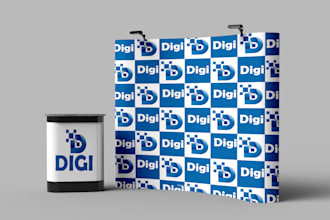 design a awesome, unique backdrop or pop up banner
