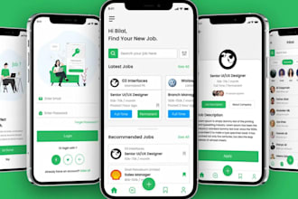 create ai job portal app, online recruitment portal app, employment portal app