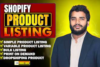 do manually product listing, upload woocommerce website