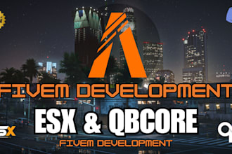 develop a fivem gta5 server esx and qb core