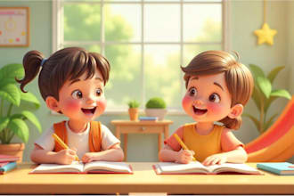 illustrate children story book illustration and children story book illustration