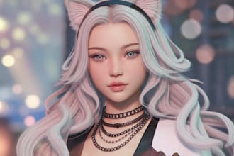 create custom vrchat avatar, vrchat avatar 3d model furry vrc avi in unity