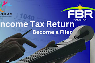 handle fbr income tax returns and ensure active filer status