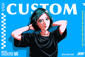 design costume japan illustration from your photo or references