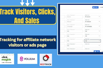 track clicks and sales for website and affiliate networks