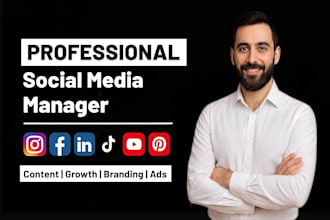 be your social media marketing manager and content creator