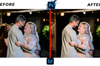 professionally wedding photo editing  in lightroom