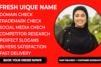 write business, brand product, business names and slogans