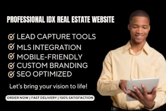 create an idx real estate website that converts well and integrates with mls
