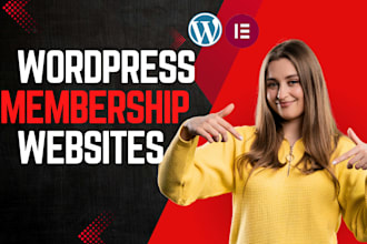 develop wordpress membership websites with secure login