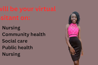 create  content on community health, social care and american history literature