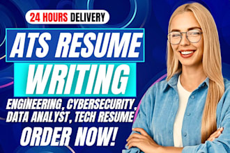 build ats tech resume for IT software engineering, cybersecurity, data engineer