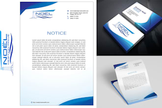 design brand identity with custom logo business card and letterhead