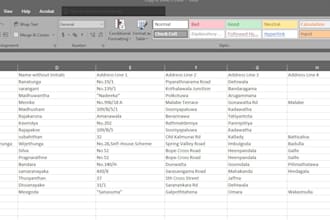 clean and organize your data in excel or csv