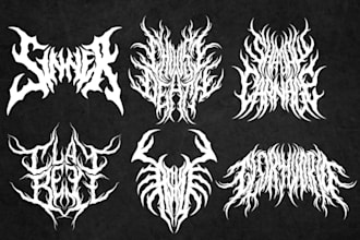 do black, slam, or death metal logo for your band