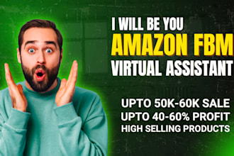 be your amazon amazon dropshipping, amazon fbm virtual assistant VA
