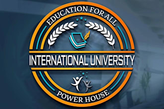 create education school, college, and university logo
