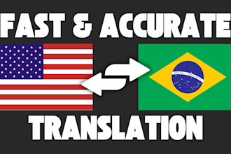 translate videos, subtitles, texts to portuguese and english