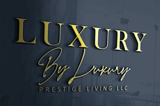 draw luxury fashion logo