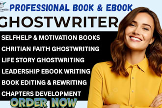 be your ebook ghostwriter, non fiction ghostwriter, ghost book writer amazon KDP