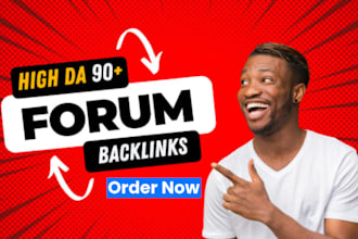 create niche relevant dofollow and nofollow forum backlinks