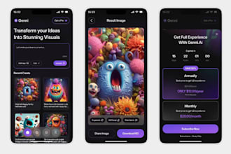 develop ai image generator app, photo editor app, ai photoshop app, ai video app